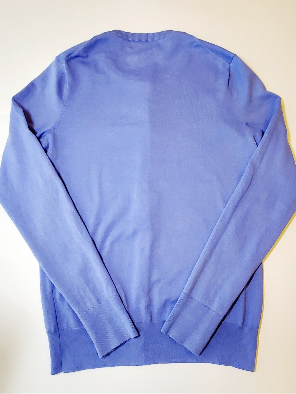 Lands' End Periwinkle Supima Cotton Cardigan XXS 00-0 - Picture 2 of 8